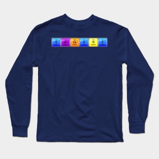 Sarcastic Elements (Words Made From Element Symbols) Long Sleeve T-Shirt